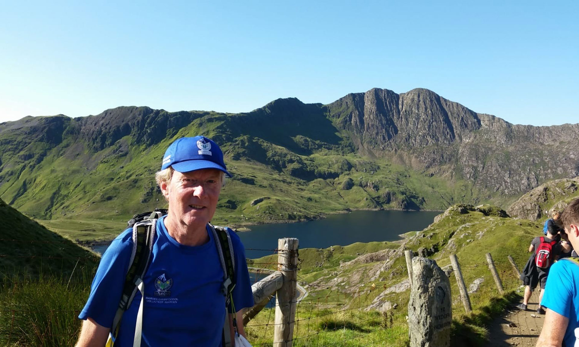 Richard Rees, one of Snowdonia National Park's volunteers