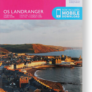 OS Landranger Aberystwyth and Machynlleth front cover