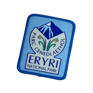 Bathodyn Logo Defnydd Ffabrig