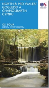 OS Tour Map &#8211; Gogledd a Chanolbarth Cymru