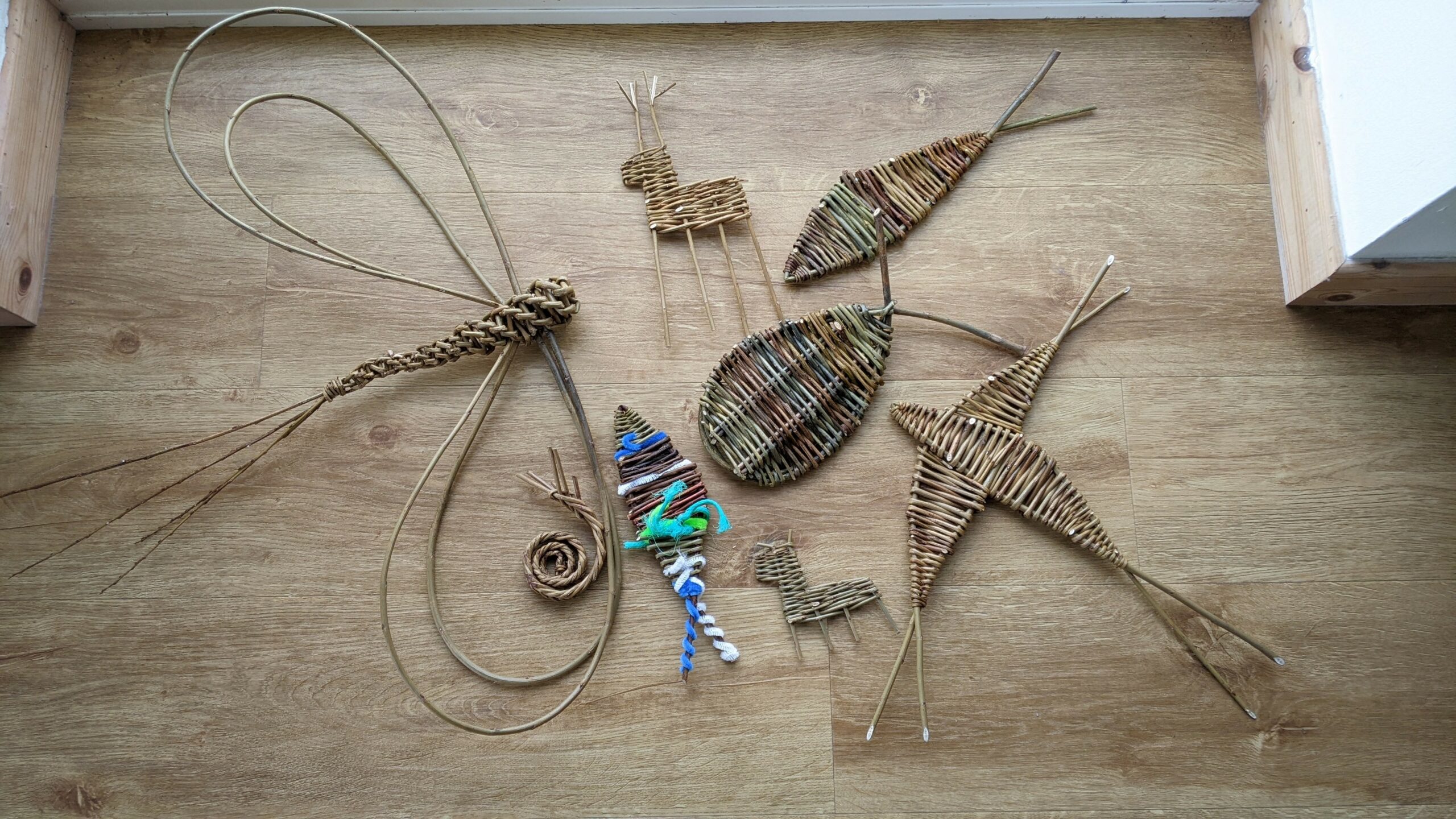 Creations made from willow